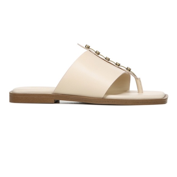 Franco Sarto Women's‎ MEGS Slide Sandal in Off White Size 7 - Picture 3 of 8